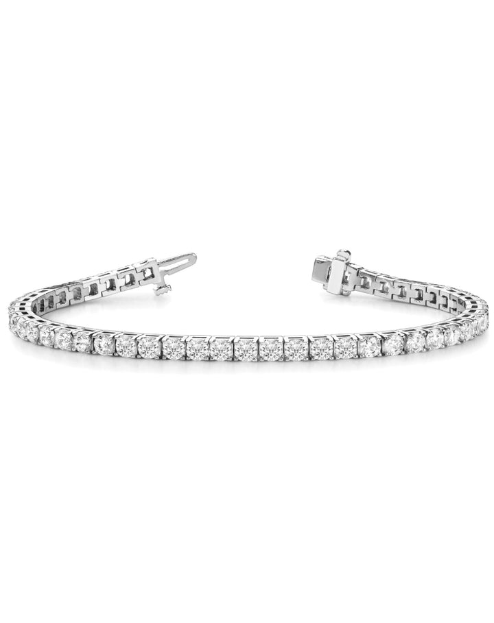 2ct Tennis bracelet set in 4prong lab grown diamonds